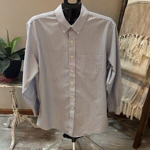 Brooks Brothers Light Blue Striped Button-Down Shirt